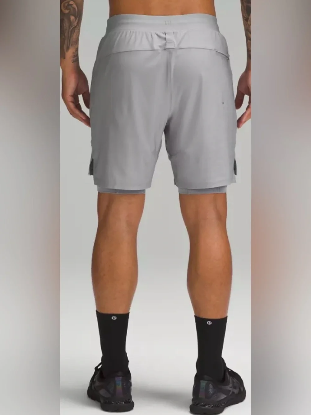 Lululemon License to Train Lined 7” Shorts Gray Men’s Medium